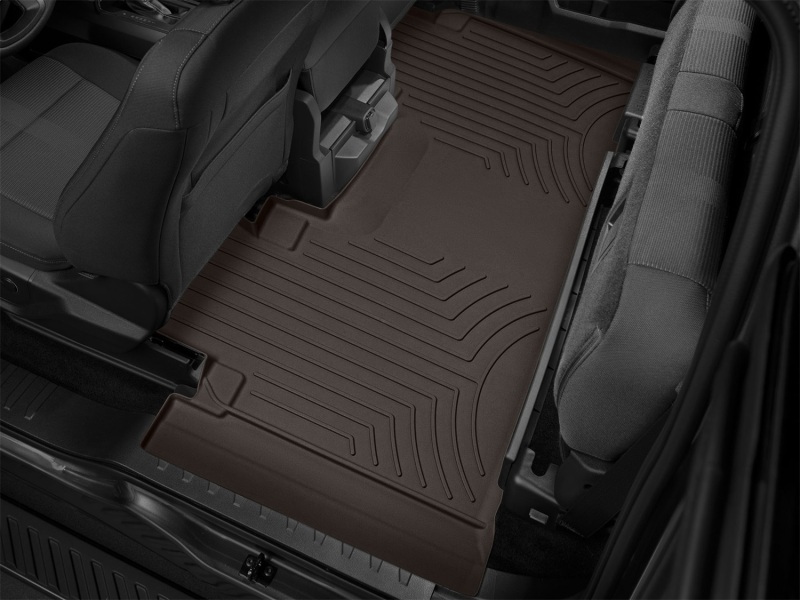 Ford F-150 Floor Mat - Rear - WeatherTech - FloorLiner HP - Cocoa - `15-`27
