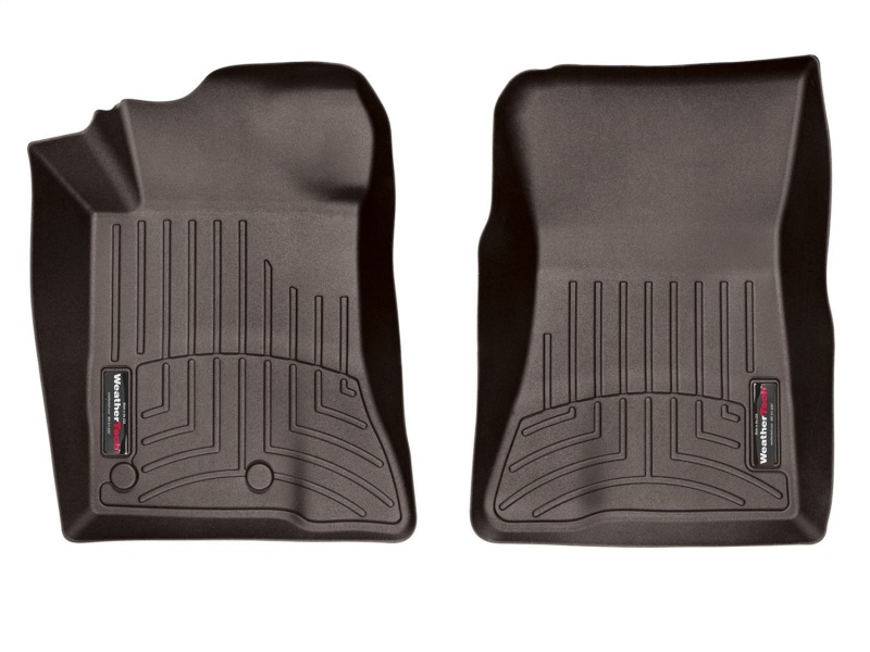 Ford Mustang FloorLiner - Front - WeatherTech - DigitalFit - Cocoa - `15-`27