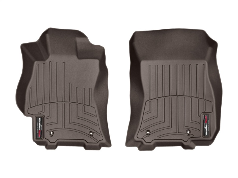 Subaru Legacy FloorLiner - Front - WeatherTech - DigitalFit - Cocoa - `15-`27