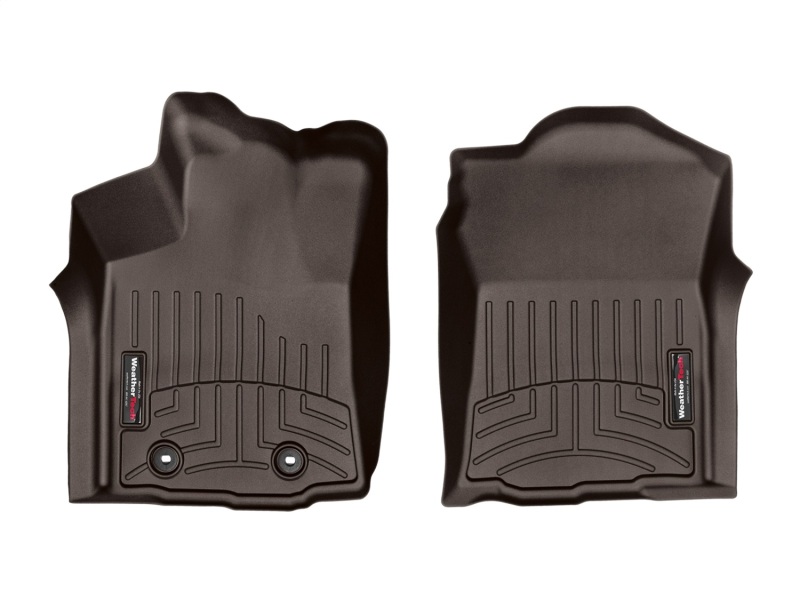 Toyota Tacoma FloorLiner - Front - WeatherTech - DigitalFit - Cocoa - `16-`27