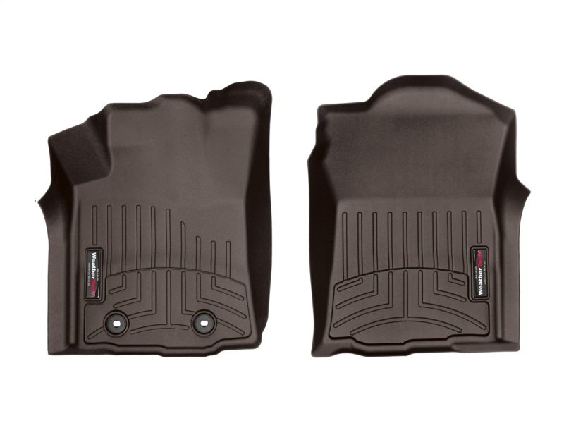 Toyota Tacoma FloorLiner - Front - WeatherTech - DigitalFit - Cocoa - `16-`27