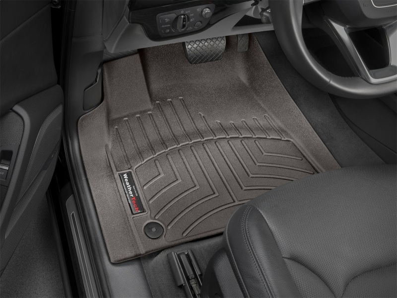 Audi Q7 FloorLiner - Front - WeatherTech - DigitalFit - Cocoa - `17-`27