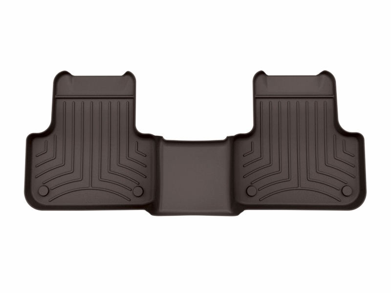 Audi Q7 FloorMat - Rear - WeatherTech - FloorLiner HP - Cocoa - `17-`25