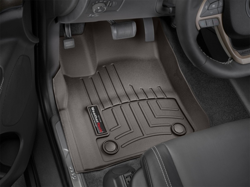 Dodge Durango FloorLiner - Front - WeatherTech - DigitalFit - Cocoa - `16-`27