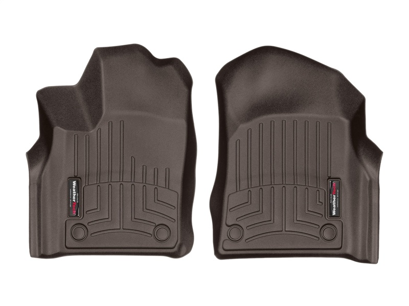 Dodge Durango FloorLiner - Front - WeatherTech - DigitalFit - Cocoa - `16-`27