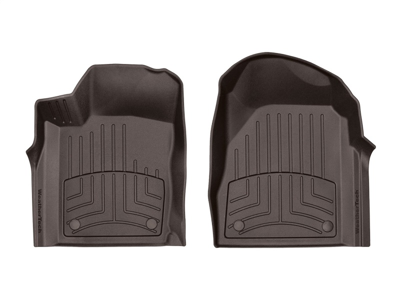 Dodge Durango Floor Mat Set - Front - WeatherTech - FloorLiner HP - Cocoa - `16-`27