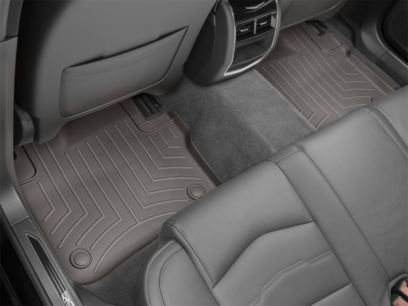 Cadillac CT6 FloorLiner - Rear - WeatherTech - DigitalFit - Cocoa - `16-`27