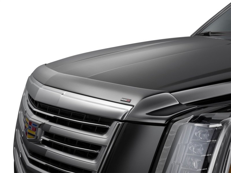 GMC Sierra 3500HD Hood Protector - WeatherTech - Low Profile Aerodynamic - Dark Smoke - `24-`27 GMC Sierra 3500HD Hood Protector - WeatherTech - Low Profile Aerodynamic - Dark Smoke - `24-`27