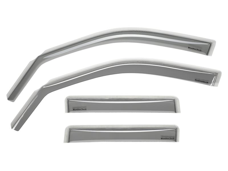 Nissan Rogue Wind Deflectors - Front + Rear - WeatherTech - Light Smoke - `14-`27
