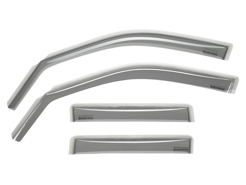 Nissan Rogue Wind Deflectors - Front + Rear - WeatherTech - Light Smoke - `14-`27