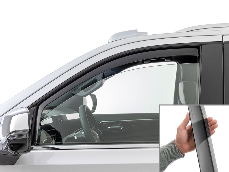 Cadillac Escalade Wind Deflector - Front - WeatherTech - Dark Tint - `21-`26
