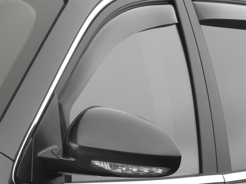 Buick Enclave Wind Deflectors - Front - WeatherTech - Dark Smoke - `08-`13