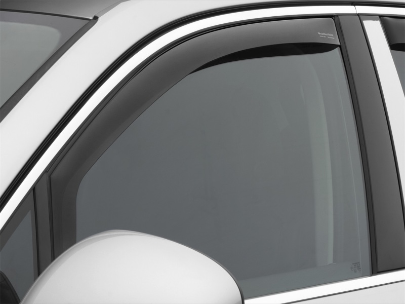 Volkswagen Touareg Wind Deflectors - Front - WeatherTech - Dark Smoke - `11-`27