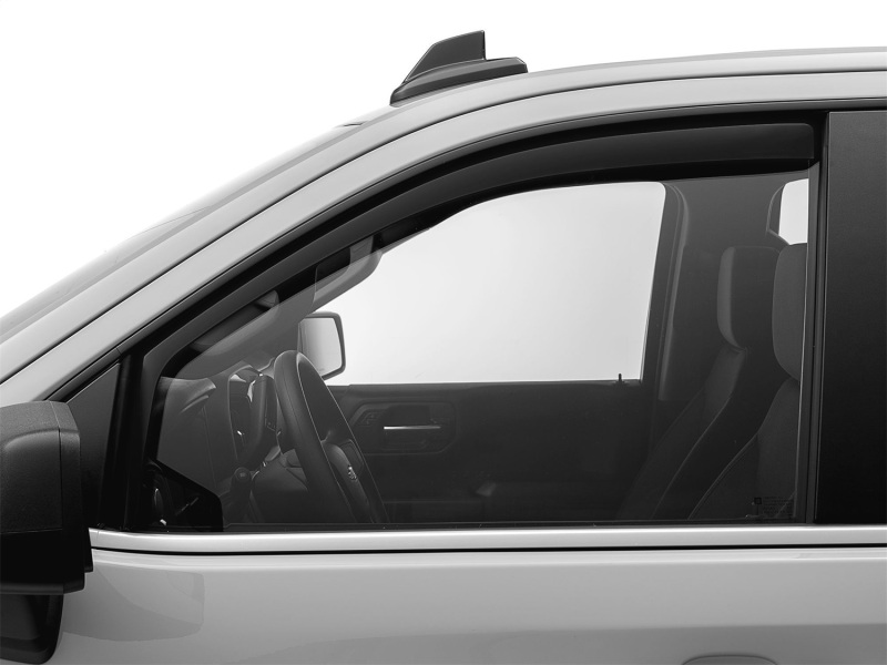Chevrolet Silverado Deflector - Front - WeatherTech - Side Window - Matte Black - `19-`26