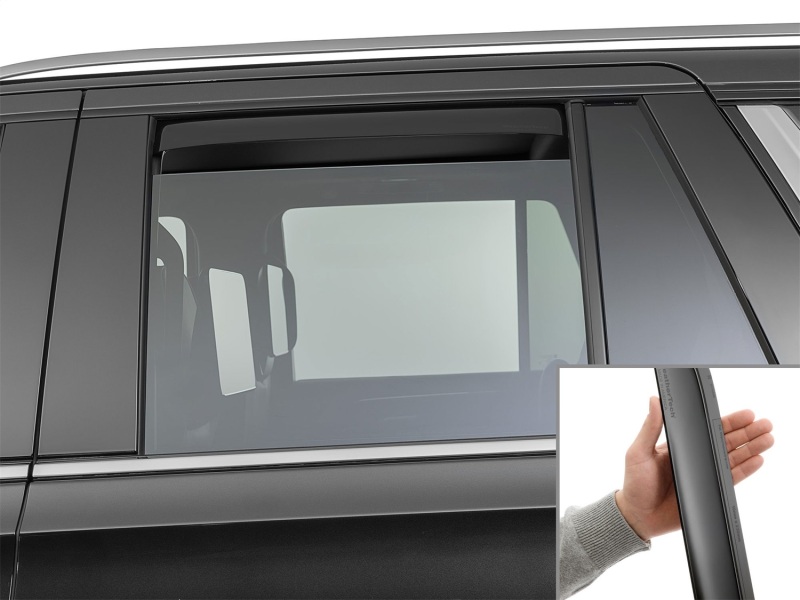 Cadillac Escalade Wind Deflector - Rear - WeatherTech - Matte Black - `21-`26