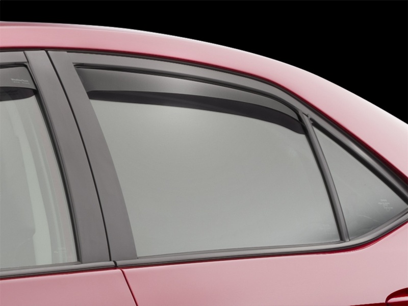 Toyota Corolla iM Wind Deflectors - Rear - WeatherTech - Side Window Deflector - Dark Smoke - `14-`19