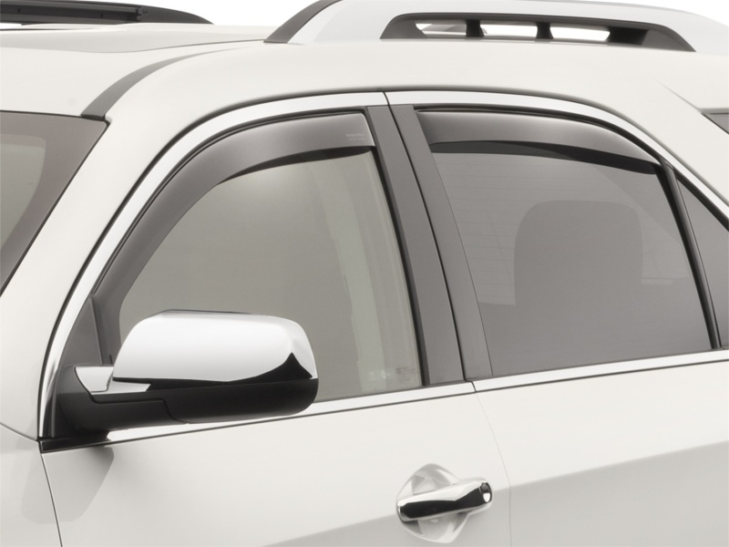 Chevrolet Equinox Wind Deflectors - Front + Rear - WeatherTech - Dark Smoke - `10-`17