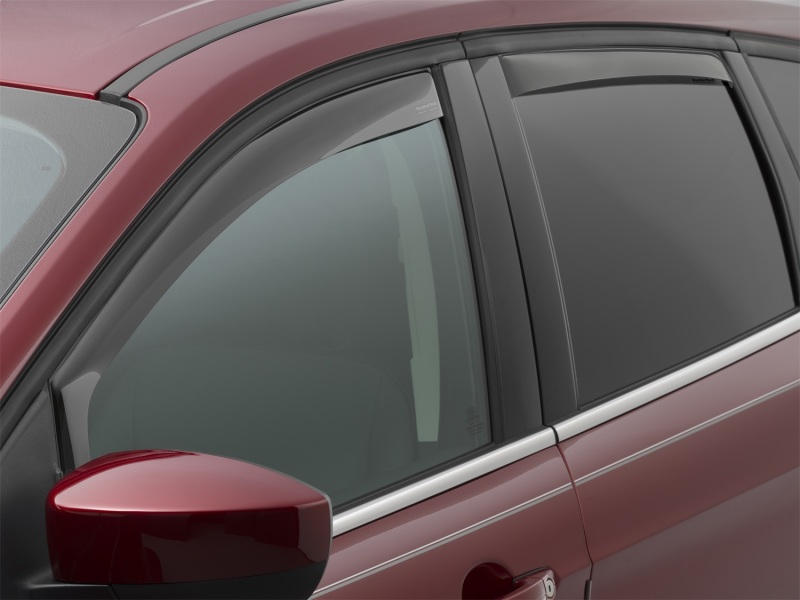 Ford Escape Wind Deflectors - Front + Rear - WeatherTech - Dark Smoke - `13-`27
