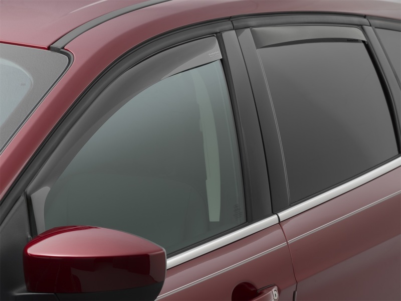 Ford Escape Wind Deflectors - Front + Rear - WeatherTech - Dark Smoke - `13-`27