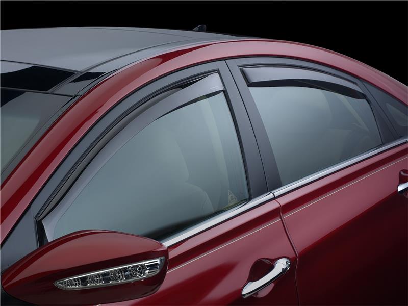 Acura ILX Wind Deflectors - Front + Rear - WeatherTech - Dark Smoke - `13-`27