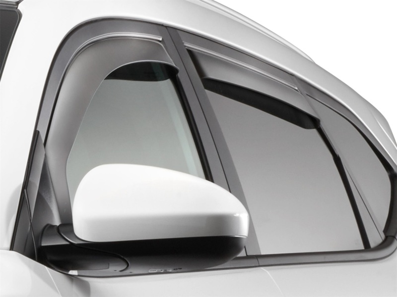 Hyundai Tucson Side Window Deflectors - Front and Rear - WeatherTech - Dark Smoke - `16-`27