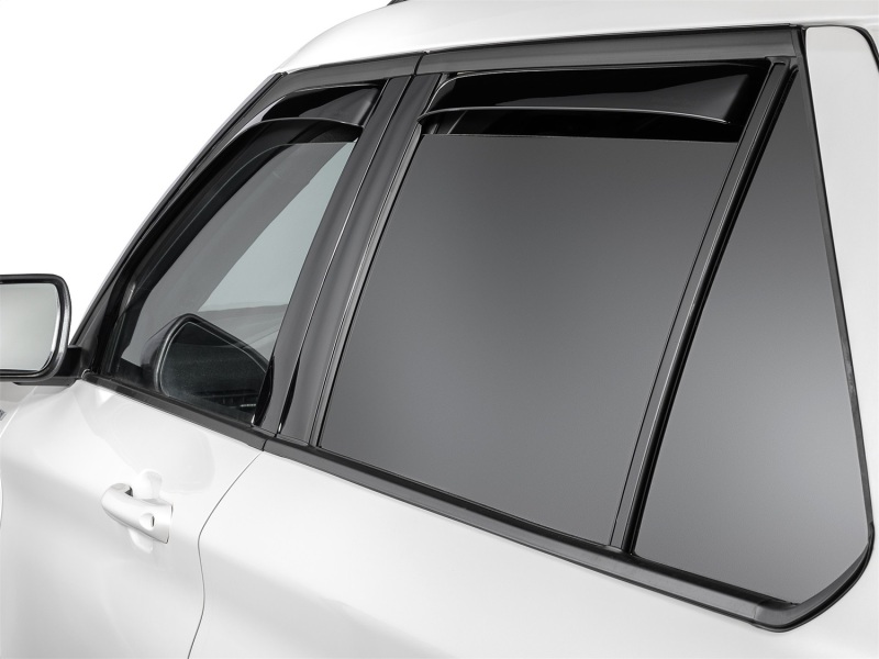 Ford Explorer ST Wind Deflectors - Front + Rear - WeatherTech - Dark Smoke - `20-`27 Ford Explorer ST Wind Deflectors - Front + Rear - WeatherTech - Dark Smoke - `20-`27
