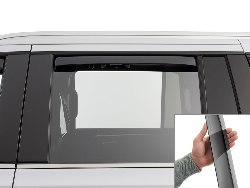 Cadillac Escalade ESV Wind Deflectors - Rear - WeatherTech - Dark Tint - `21-`26