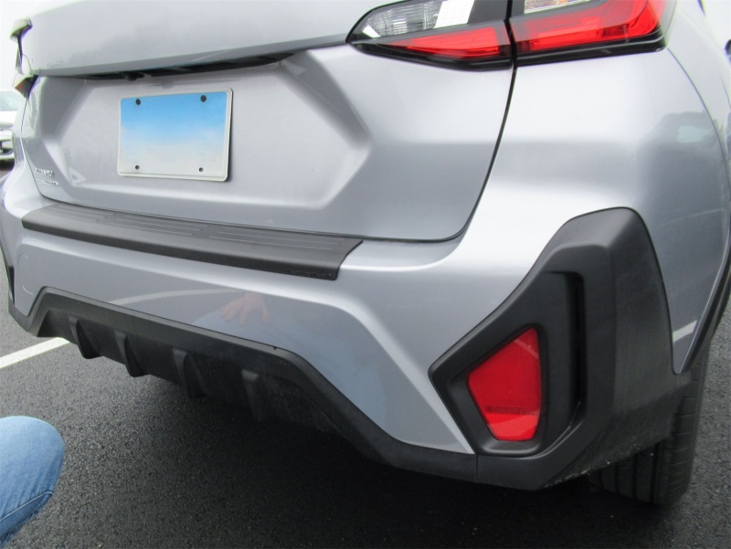 Subaru XV Crosstrek Bumper Topper - Rear - WeatherTech - Black - `24-`27