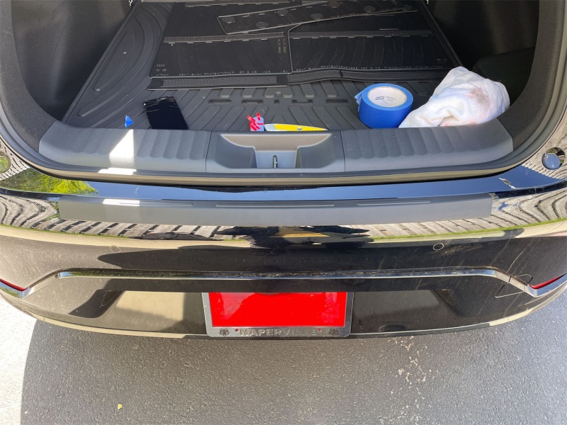 Toyota Prius BumperTopper - Rear - WeatherTech - Black - `23-`24