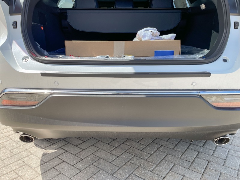 Toyota Venza BumperTopper - Rear - WeatherTech - Black - `21-`24