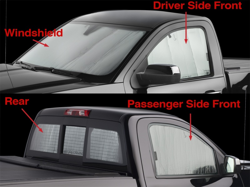 Chevrolet Silverado 1500 Window Shades - WeatherTech - TechShade Full Vehicle Kit - `14-`27