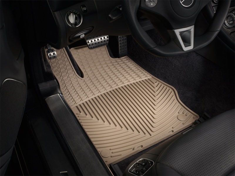 Mercedes-Benz SL-Class Floor Mats - Front - WeatherTech - Rubber - Tan - `03-`12