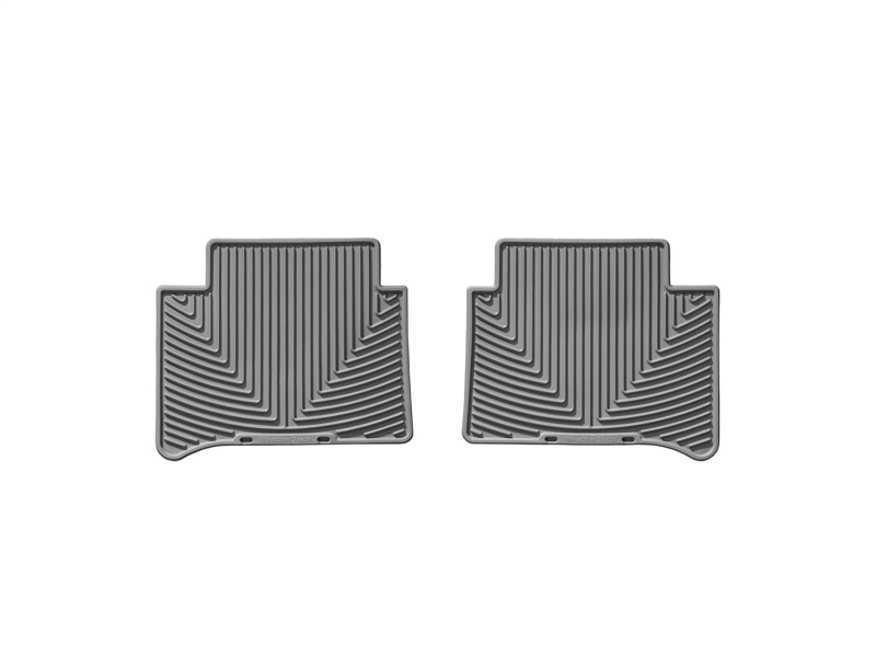 Mercedes-Benz E-Class Rubber Mats - Rear - WeatherTech - All-Weather - Grey - `03-`09