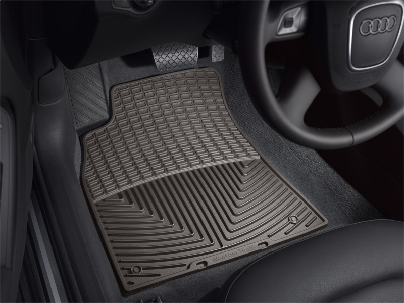Audi S5 Floor Mats - Front - WeatherTech - All-Weather - Cocoa - `08-`15