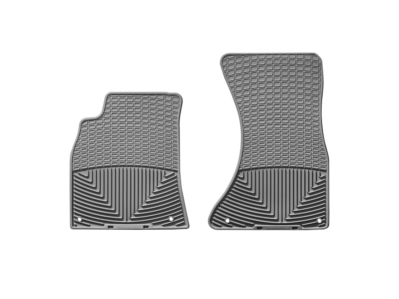 Audi A5 Floor Mats - Front - WeatherTech - All-Weather Rubber - Grey - `09-`13