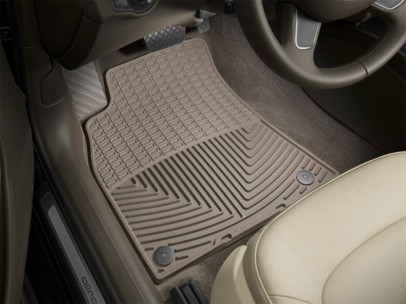 Audi A5 Floor Mats - Front - WeatherTech - All-Weather - Tan - `09-`13