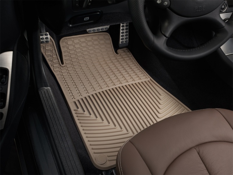 Mercedes-Benz CLK320 Rubber Mats - Front - WeatherTech - Tan - `98-`02