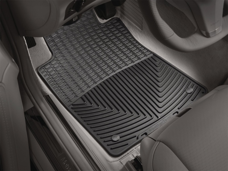 Mercedes-Benz E-Class Floor Mats - Front - WeatherTech - All-Weather - Black - `03-`09