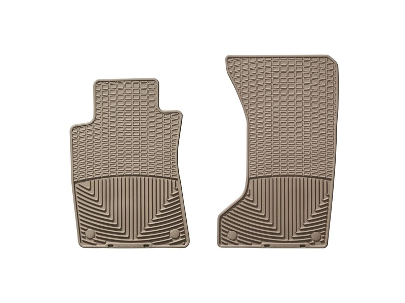 Mercedes-Benz E-Class Rubber Mats - Front - WeatherTech - All-Weather - Tan - `03-`09
