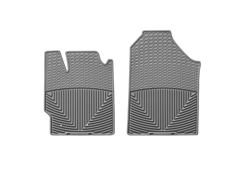 Toyota Yaris Floor Mats - Front - WeatherTech - Rubber - Grey - `07-`11