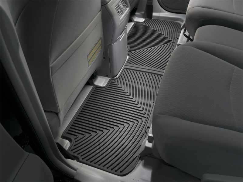 Toyota Highlander Floor Mats - Rear - WeatherTech - Rubber - Black - `08-`13