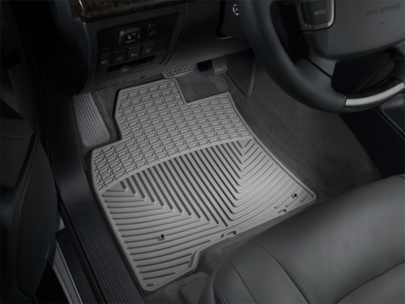 Lexus LX Rubber Mats - Front - WeatherTech - All-Weather - Grey - `08-`13