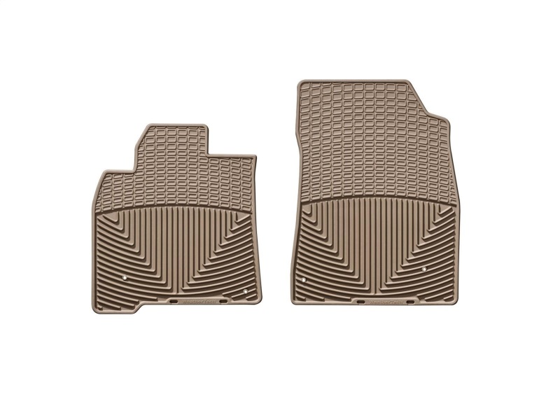 Lexus LX Rubber Mats - Front - WeatherTech - All-Weather - Tan - `08-`13