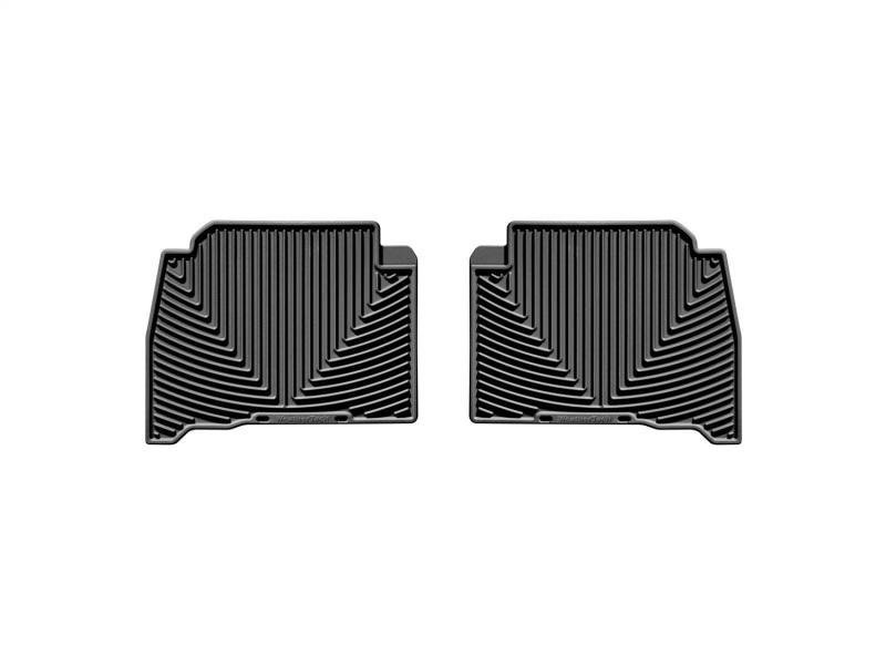 Lexus LX570 Rubber Mats - Rear - WeatherTech - All-Weather - Black - `08-`13