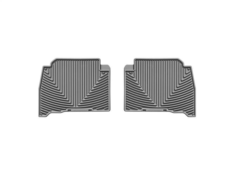 Lexus LX570 Rubber Mats - Rear - WeatherTech - All-Weather - Grey - `08-`13