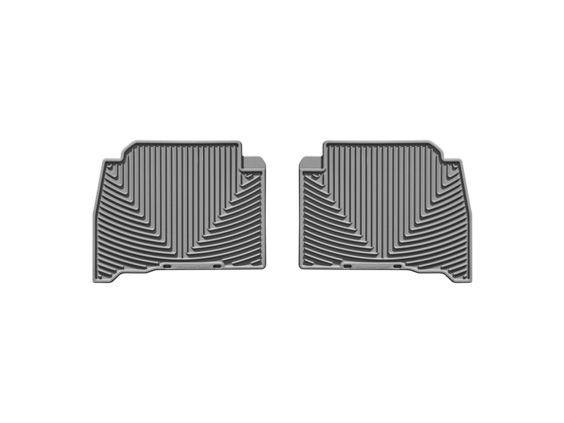 Lexus LX570 Rubber Mats - Rear - WeatherTech - All-Weather - Grey - `08-`13