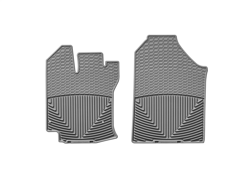 Toyota Venza Rubber Floor Mats - Front - WeatherTech - All-Weather - Grey - `09-`11