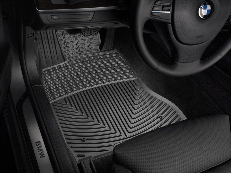 BMW 7 Series Floor Mats - Front - WeatherTech - Rubber - Black - `10-`27