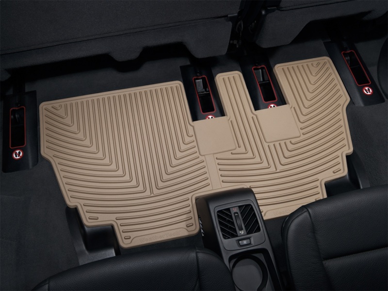 BMW X5 Floor Mats - Rear - WeatherTech - Rubber - Tan - `07-`13