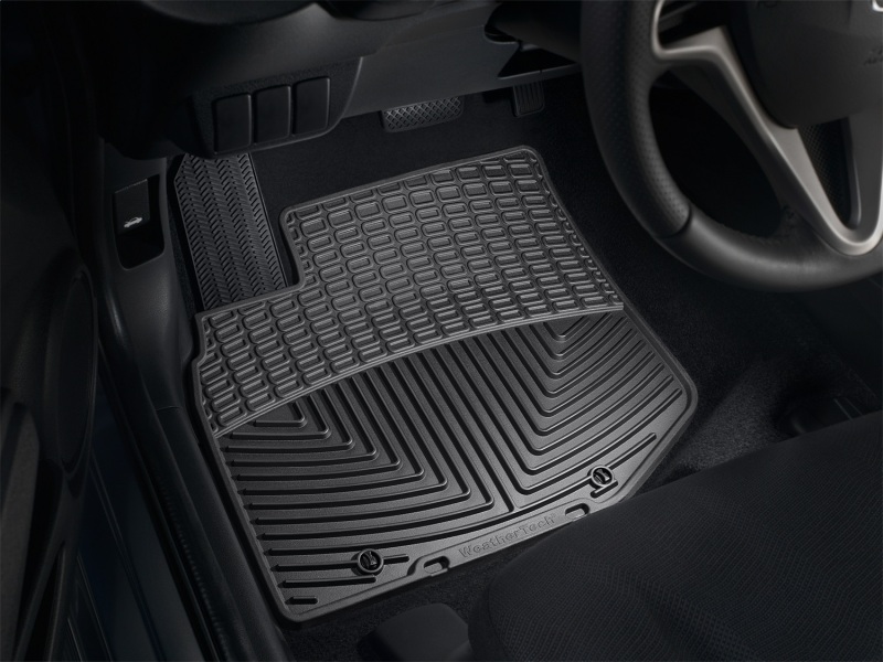 Honda Fit Floor Mats - Front - WeatherTech - Rubber - Black - `09-`13